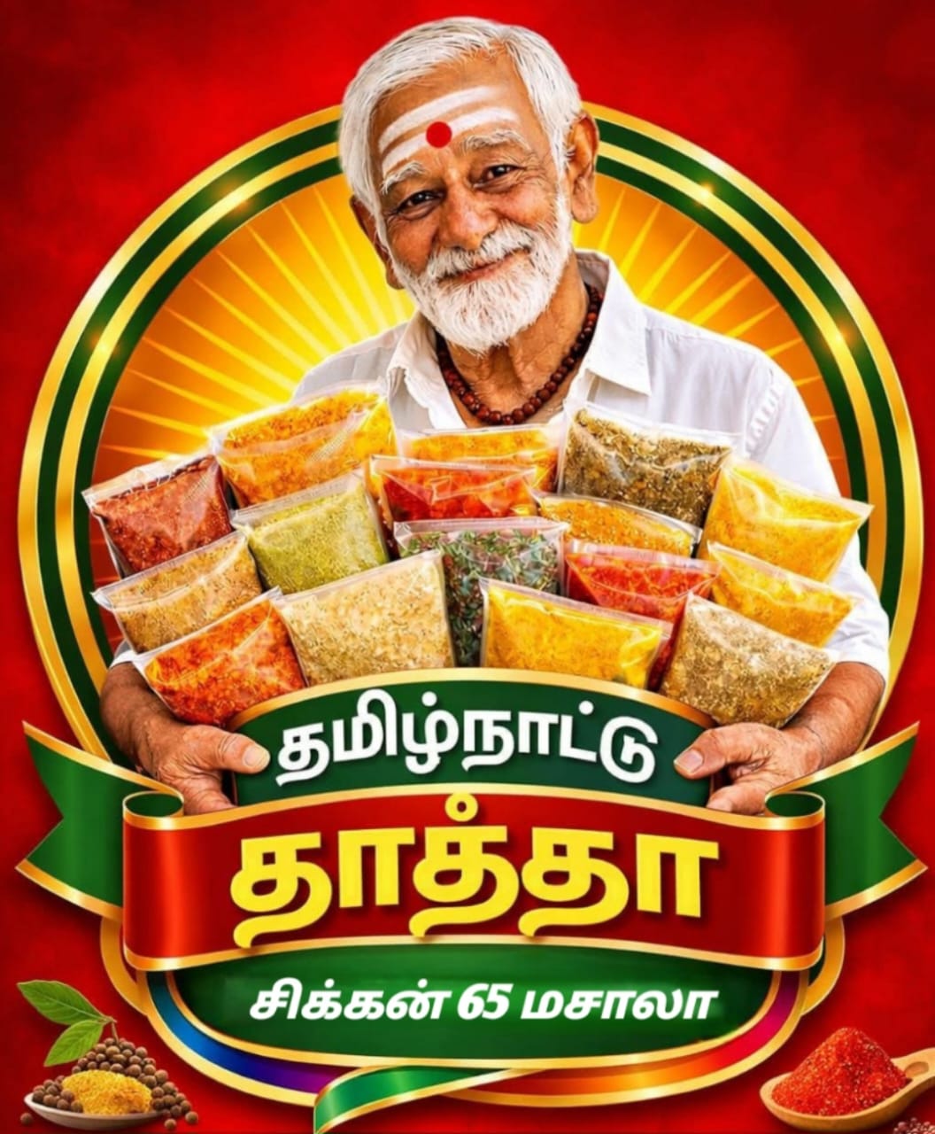 தமிழ்நாட்டு தாத்தா சிக்கன் 65 மசாலா 100g | Chicken 65 Masala
